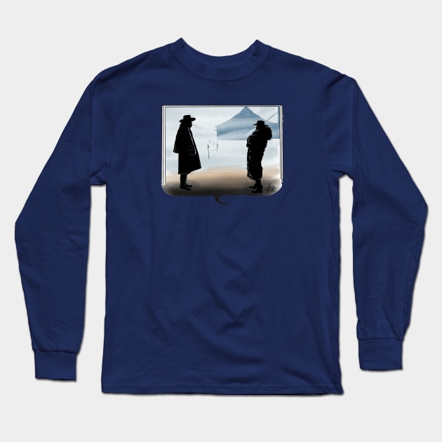 Hateful Eight: Stare Down in the Barn Long Sleeve T-Shirt by 51Deesigns